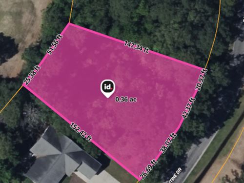 Wooded 0.36 Acre Gated Community : New Bern : Craven County : North Carolina