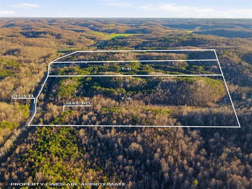 St Rt 141 Parcel 7, 32 Acres : Patriot : Gallia County : Ohio