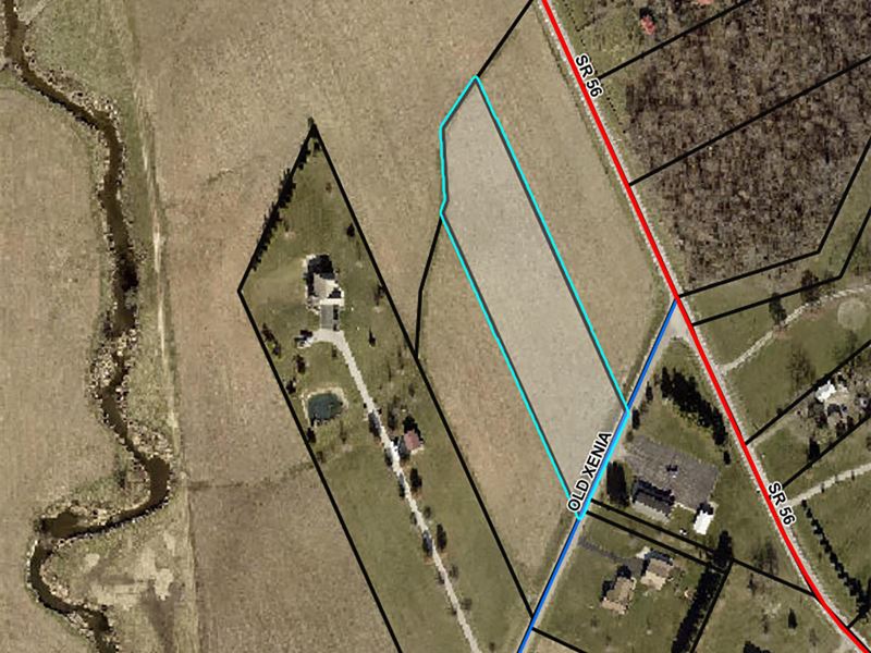 2.8 Acre Madison Co. Building Lot : London : Madison County : Ohio