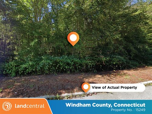 Gorgeous 0.71 Acre Lot in CT : Putnam : Windham County : Connecticut