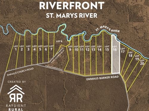 St Mary's Waterfront Lot 16 : Saint George : Charlton County : Georgia