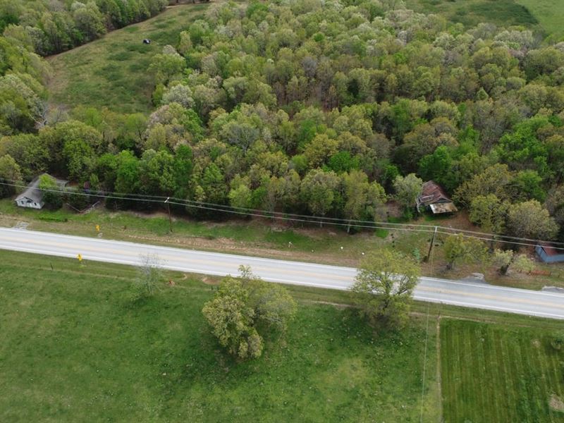 4 Acres Hwy 27 Frontage : Marshall : Searcy County : Arkansas