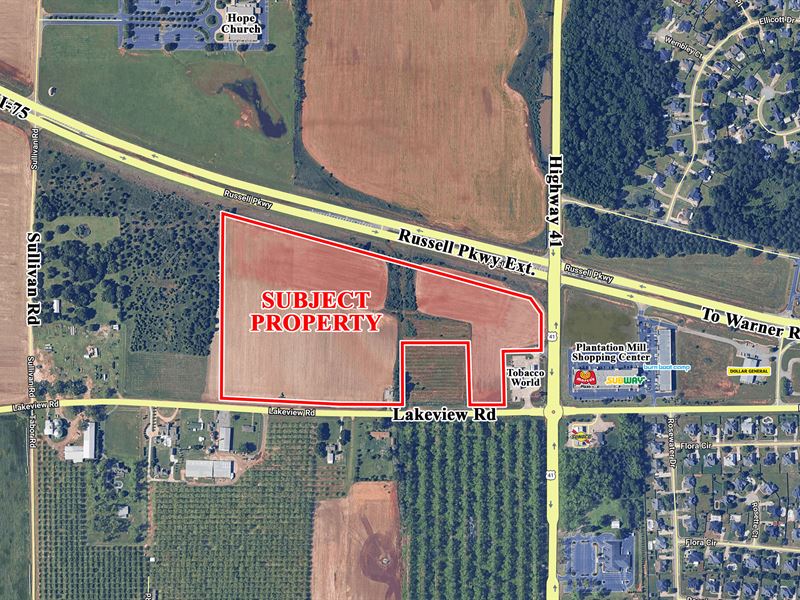 33.2 Acres for Sale in Peach County : Warner Robins : Peach County : Georgia