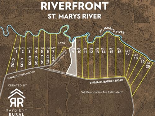 The Refuge Riverfront Lot 9 : Saint George : Charlton County : Georgia