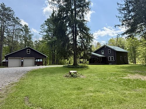 Huge Tug Hill Home, Almost 4 Acres : Redfield : Lewis County : New York