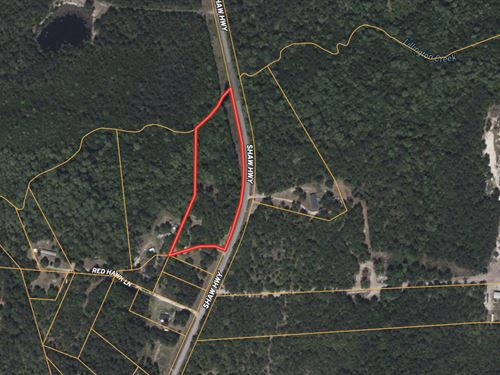 4.3 Acres Near Wilmington : Rocky Point : Pender County : North Carolina