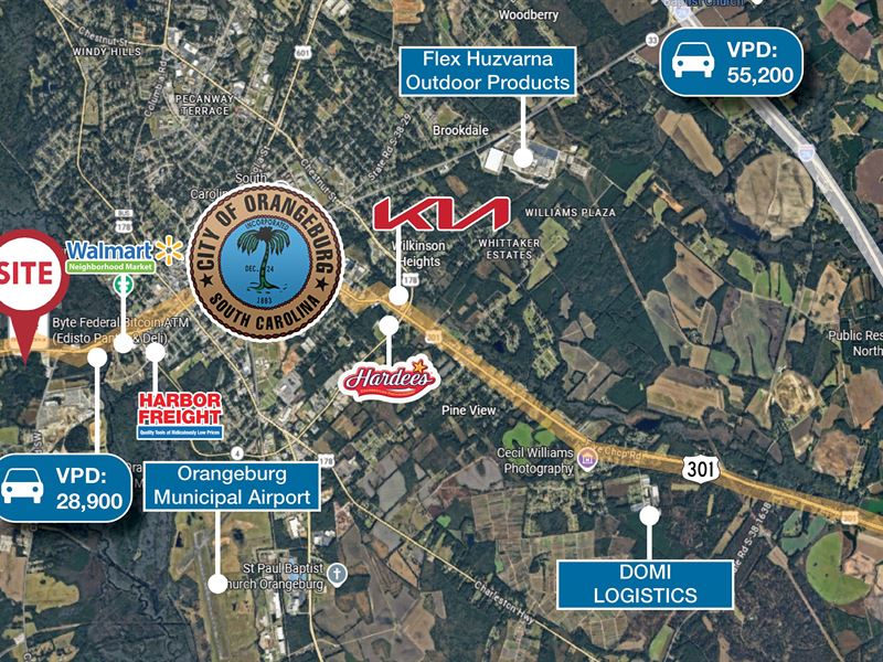 Orangeburg Development Opportunity : Orangeburg : Orangeburg County : South Carolina