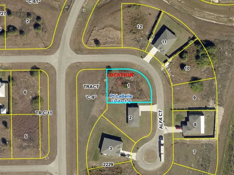 Build Your Dream Home Here : Labelle : Hendry County : Florida