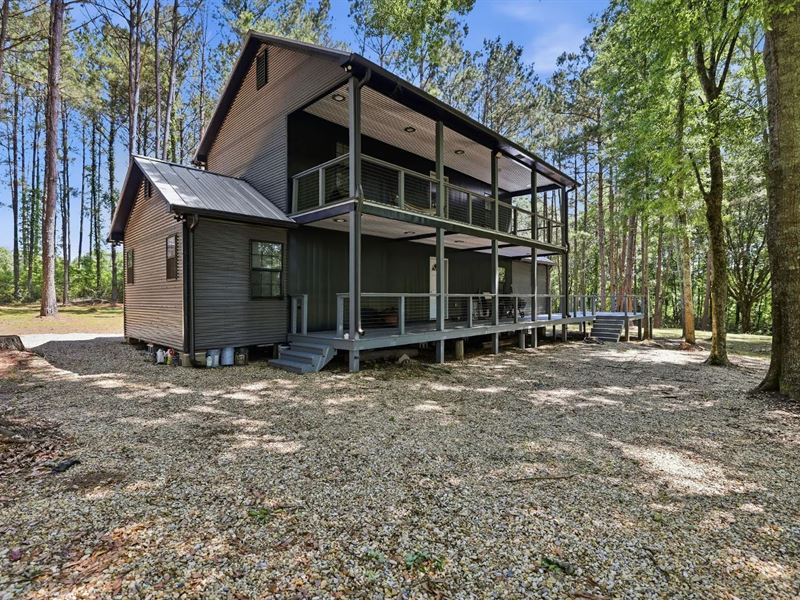 Home on 48.84 Acres, Fortenberry : Tylertown : Walthall County : Mississippi