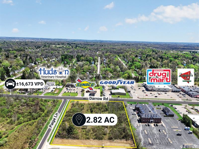 $1 Auction, 2.82 AC Cleveland Msa : Hudson : Summit County : Ohio