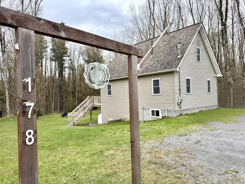 15 Acres Prime Hunting Land + Cabin : Camden : Oswego County : New York