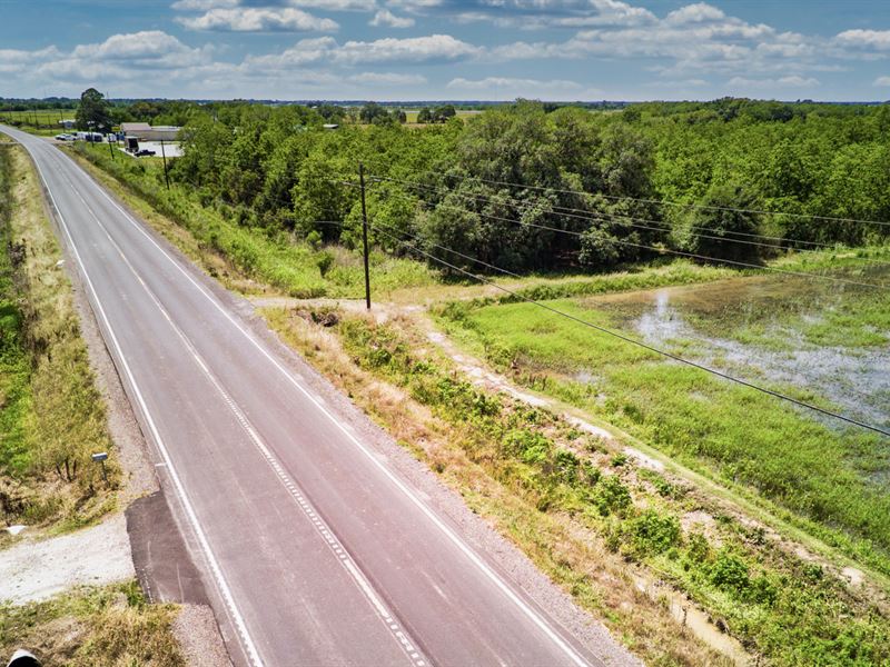 Power, Water & Road Near Lafayette : Crowley : Acadia Parish : Louisiana