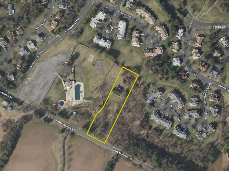 1.66 Acre Residential Site, House : Branchburg : Somerset County : New Jersey