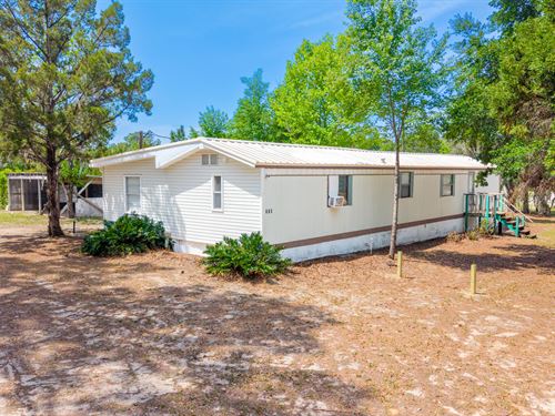 Mobile Home on 2 Acres Mh-329 : Melrose : Putnam County : Florida