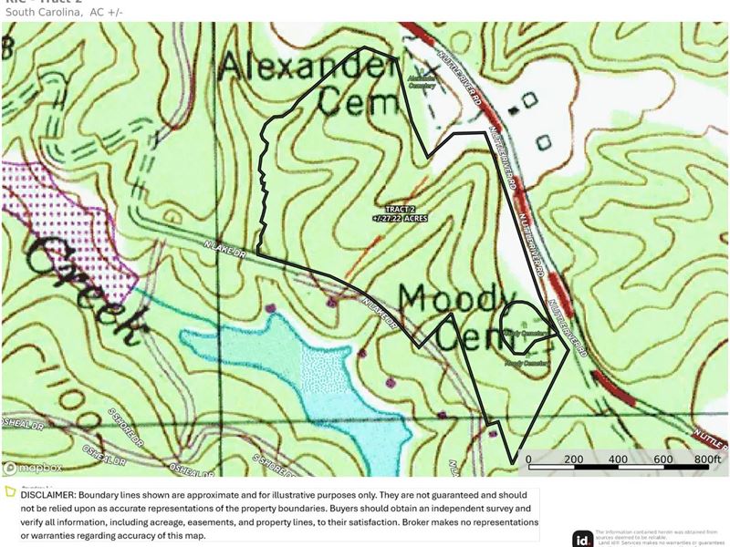 27.22 Acres, Tract 1 on N Litt : Tamassee : Oconee County : South Carolina
