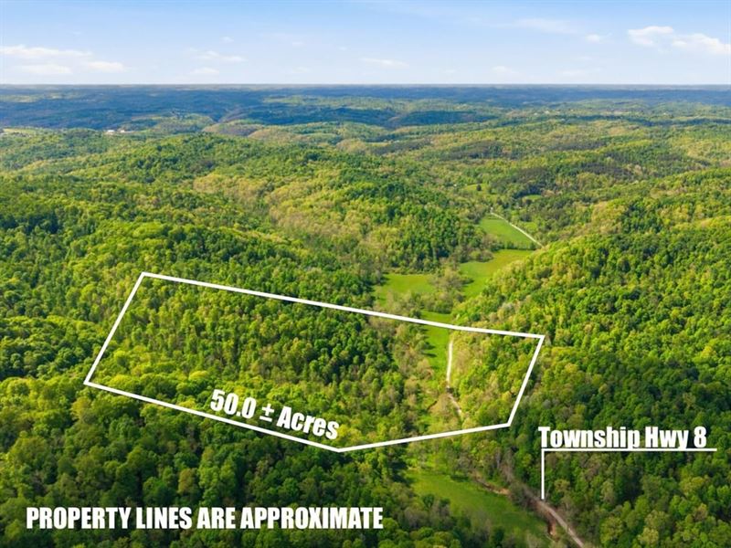 Pratts Run Rd, 50 Acres : Clarington : Monroe County : Ohio
