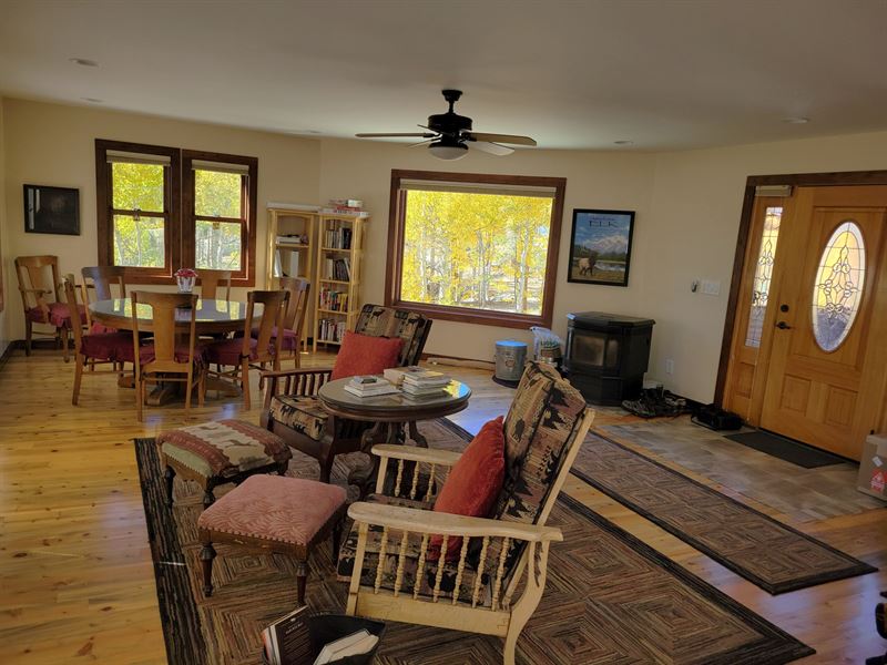 Rogers Twin Lakes View Home : Twin Lakes : Lake County : Colorado