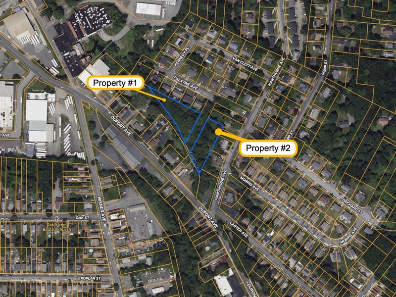 Hudson Valley Build Sites, 2 Lots : Newburgh : Orange County : New York