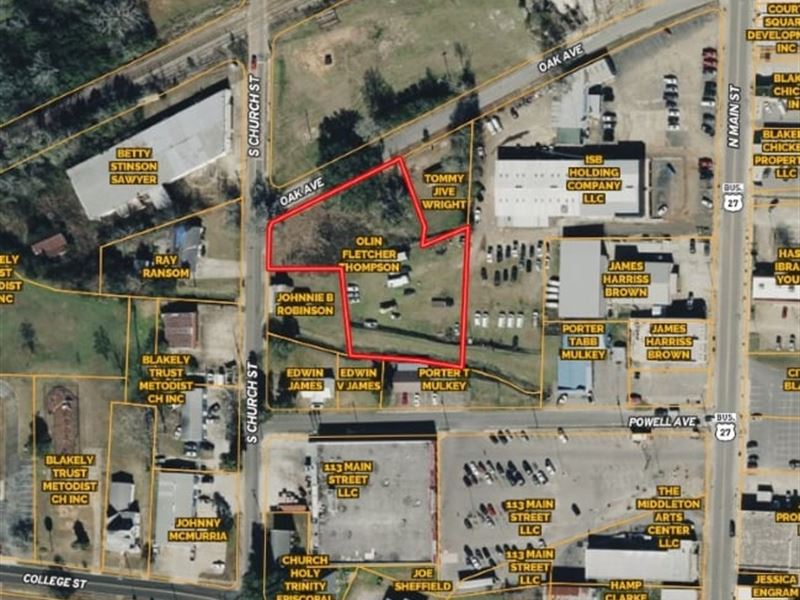 Oak Street Lot : Blakely : Early County : Georgia