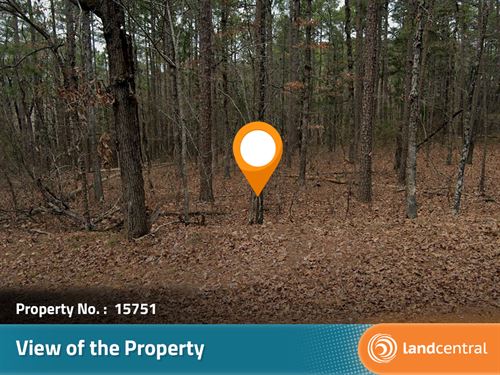 .25 Acre Near Scenic Lake in AR : Van Buren : Arkansas