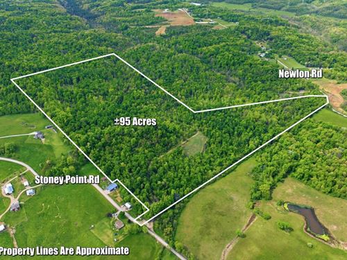 Stoney Point Rd, 95 Acres : Malta : Morgan County : Ohio