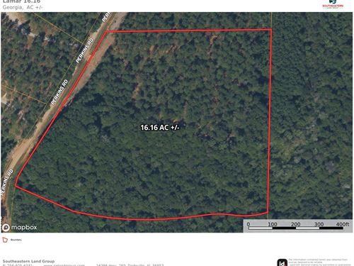 16 Acres Lamar County, Georgia : Barnesville : Lamar County : Georgia