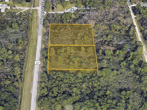 With Road Frontage in Malabar, FL : Malabar : Brevard County : Florida
