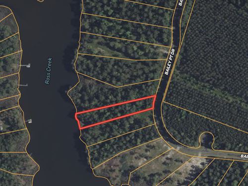 Waterfront Land for Sale : Belhaven : Beaufort County : North Carolina