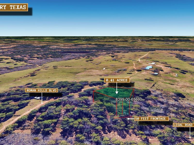 .41 Acre in Montgomery, $400/Mo : Montgomery : Montgomery County : Texas