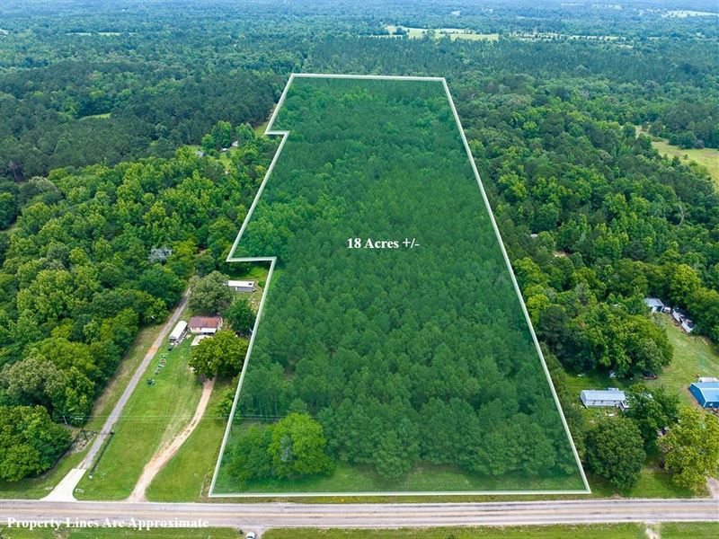 18 Acres, 21135 FM 1252 : Winona : Smith County : Texas