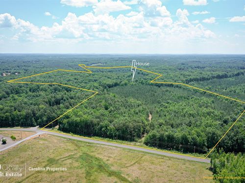 106 Acres of Hunting, Recreational : Gold Hill : Cabarrus County : North Carolina