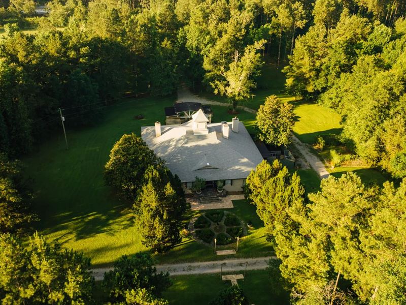 A Home on 39.17 Acres in Jasper Cou : Louin : Jasper County : Mississippi