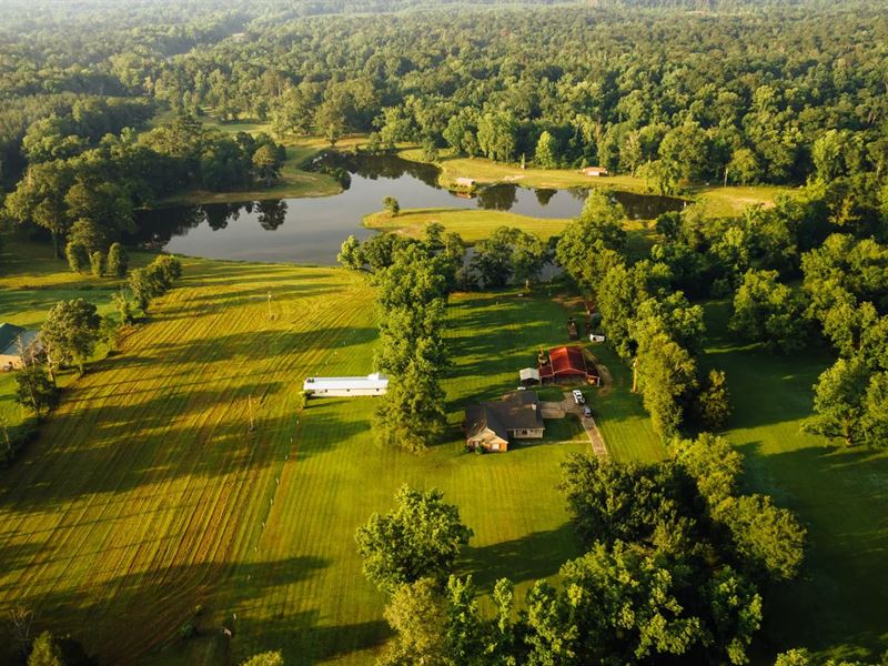 345.48 Acres with a Home in Copiah : Georgetown : Copiah County : Mississippi