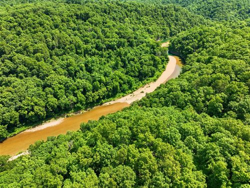 51.45 Acres on Jack's Fork River : Mountain View : Texas County : Missouri