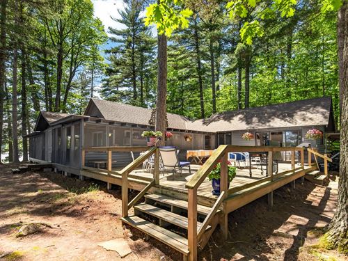 Big Ripley Island Home : Minocqua : Oneida County : Wisconsin