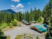 Private Paradise on Whitepine Creek : Trout Creek : Sanders County : Montana