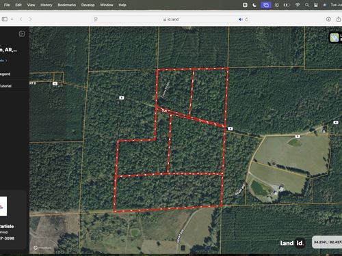 100Ac Sheridan AR Build Ready : Sheridan : Grant County : Arkansas