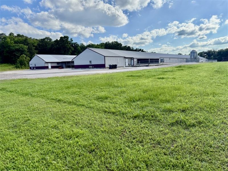 Aviagen Farm, no Home, 87 Acres : Muldrow : Sequoyah County : Oklahoma