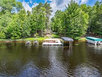 Sand Lake Acreage Beach Gazebo : Eagle River : Oneida County : Wisconsin