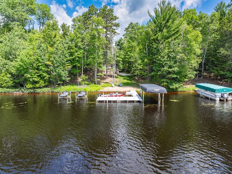 Sand Lake Acreage Beach Gazebo : Eagle River : Oneida County : Wisconsin