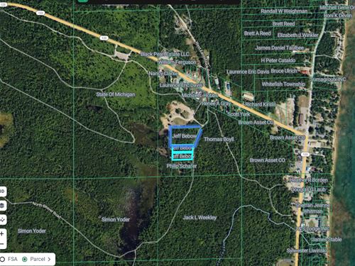 4.26 Acre Paradise, Michigan : Paradise : Chippewa County : Michigan